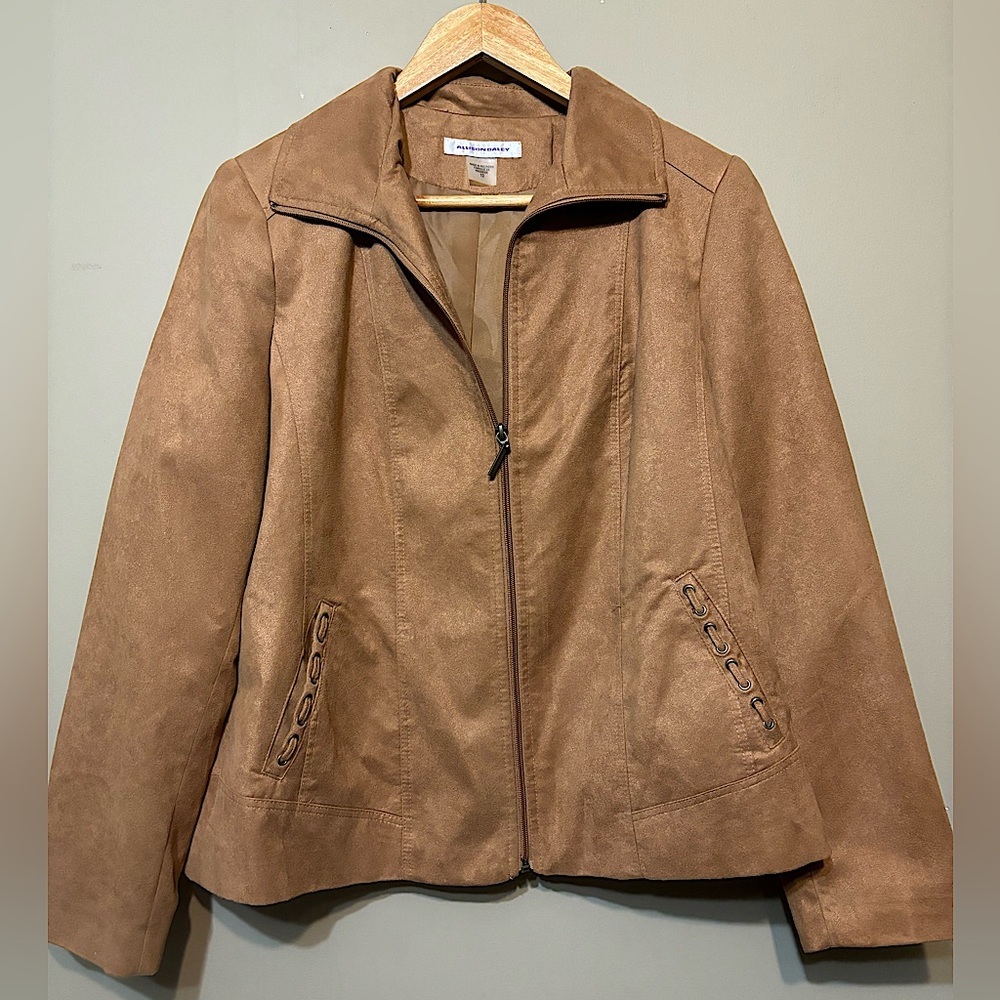 ALLISON DALEY Suede-Like Jacket